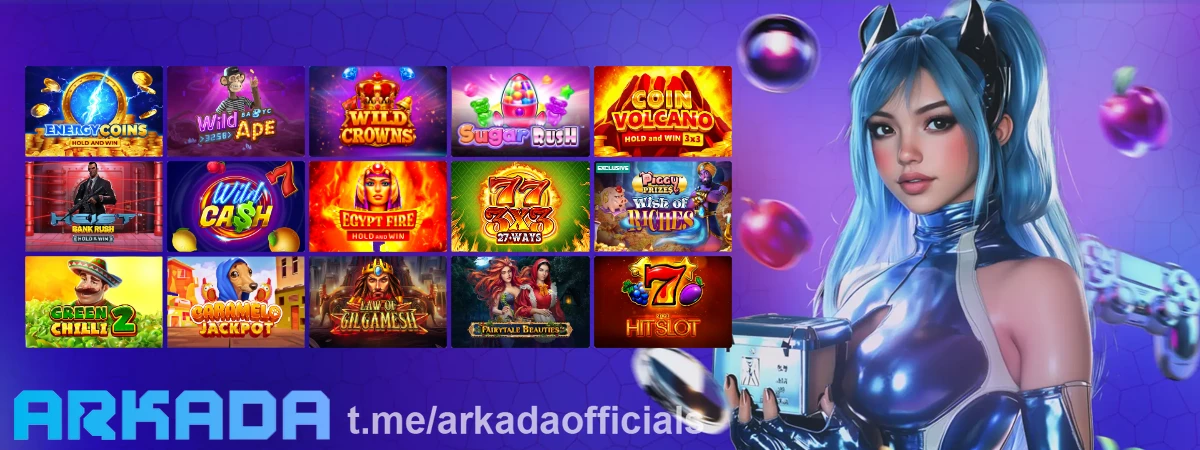 Arkada Casino игровые автоматы